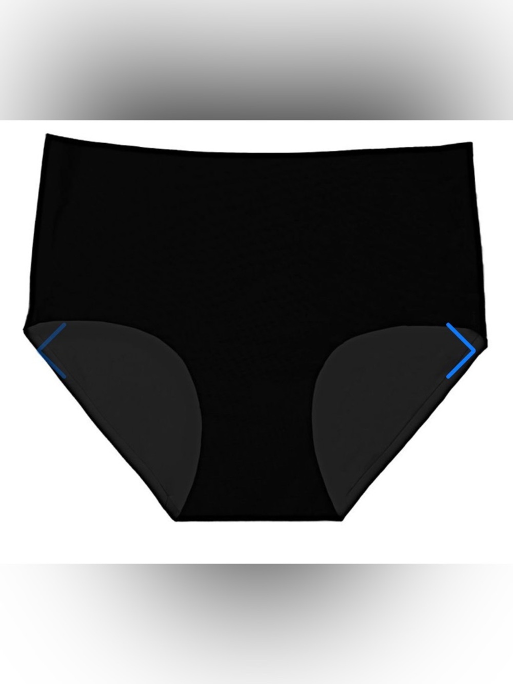 NWT, Women’s Cheek Boss brief panties, black, 3XL, D31